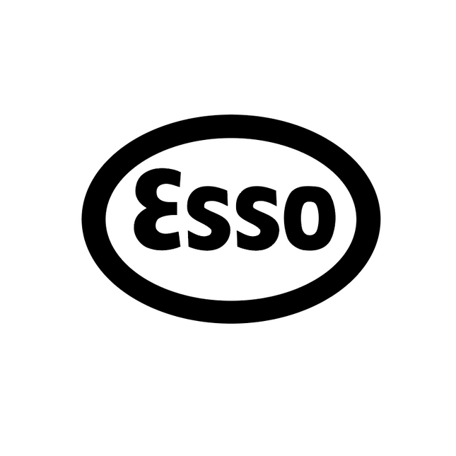 Transfer film sticker Esso