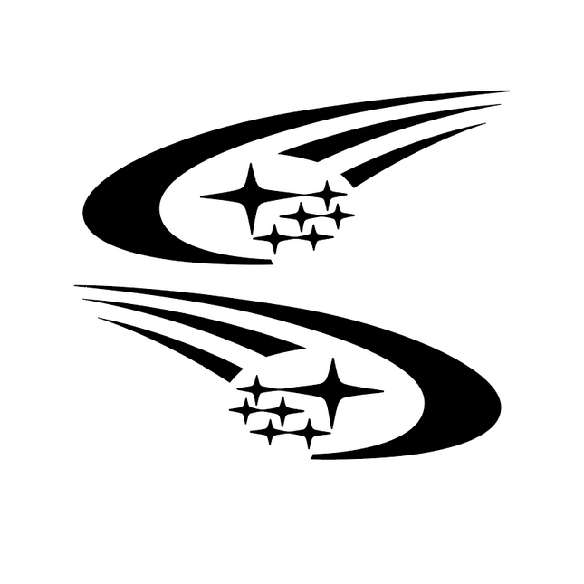Subaru side stickers