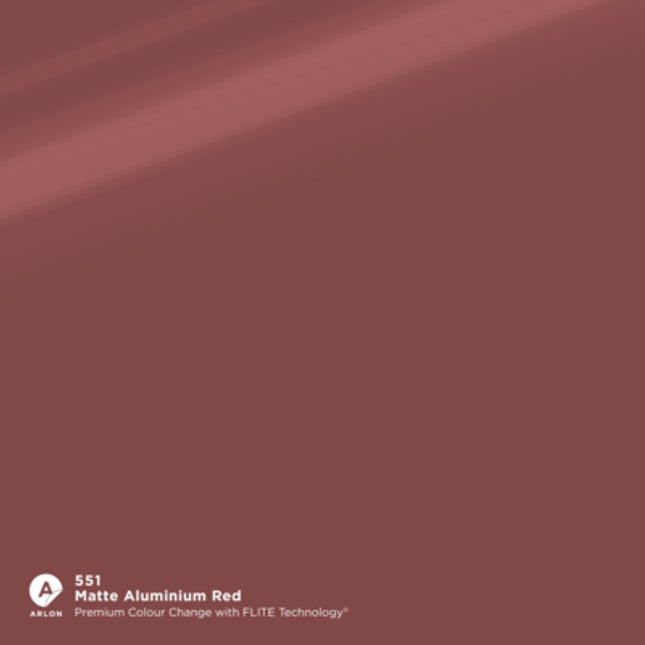 Arlon Matte Aluminium Red