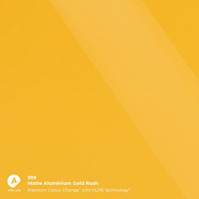 Arlon Matte Aluminium Gold Rush