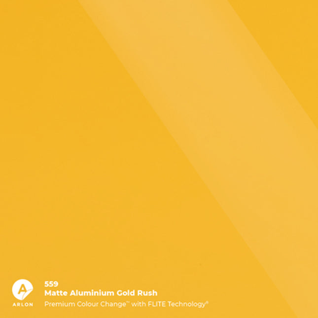 Arlon Matte Aluminium Gold Rush