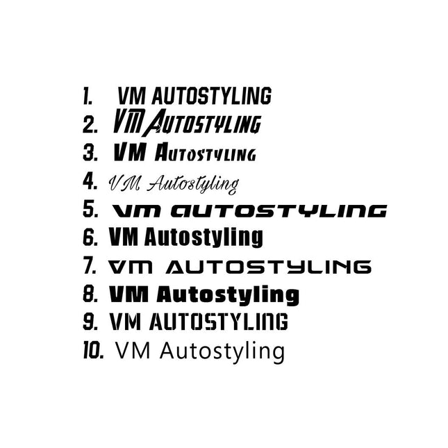 Siirtokalvotarra omalla tekstillä