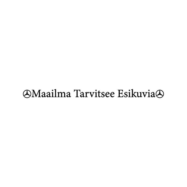 Siirtokalvotarra "Maailma Tarvitsee Esikuvia"
