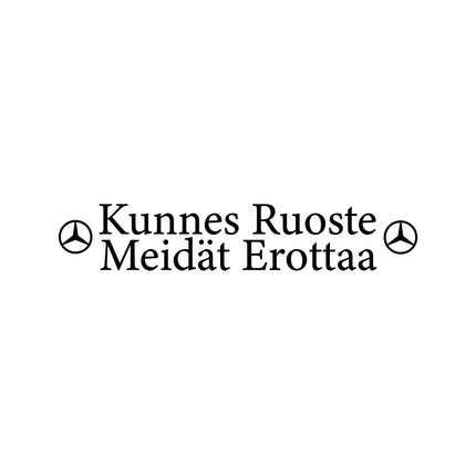 Siirtokalvotarra "Kunnes Ruoste Meidät Erottaa"